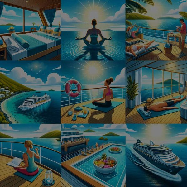 Quelles activités de détente sont disponibles sur une croisière bien-être en mer des Caraïbes?