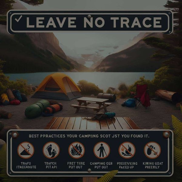 Quelles sont les meilleures pratiques pour laisser votre emplacement de camping comme trouvé?