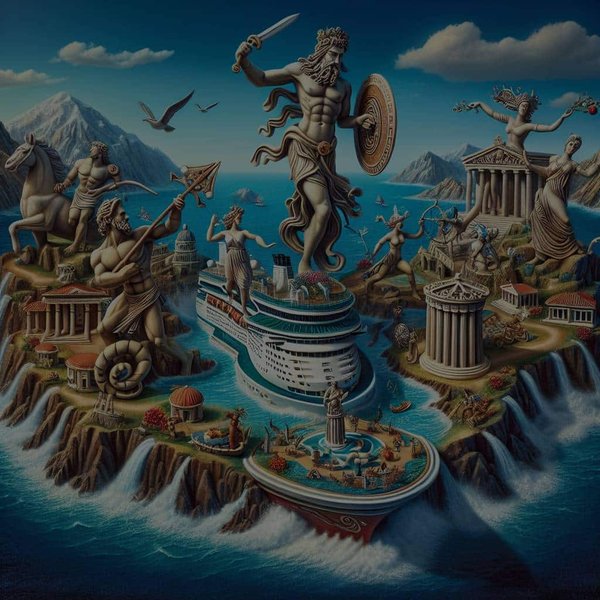 Quelle croisière pour les passionnés de mythologie peut explorer les sites antiques liés aux dieux grecs?